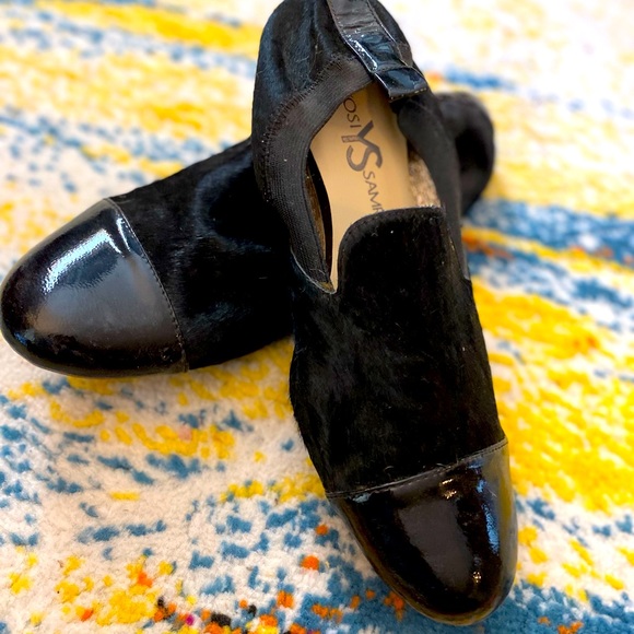 YOSI SAMRA Black Flats